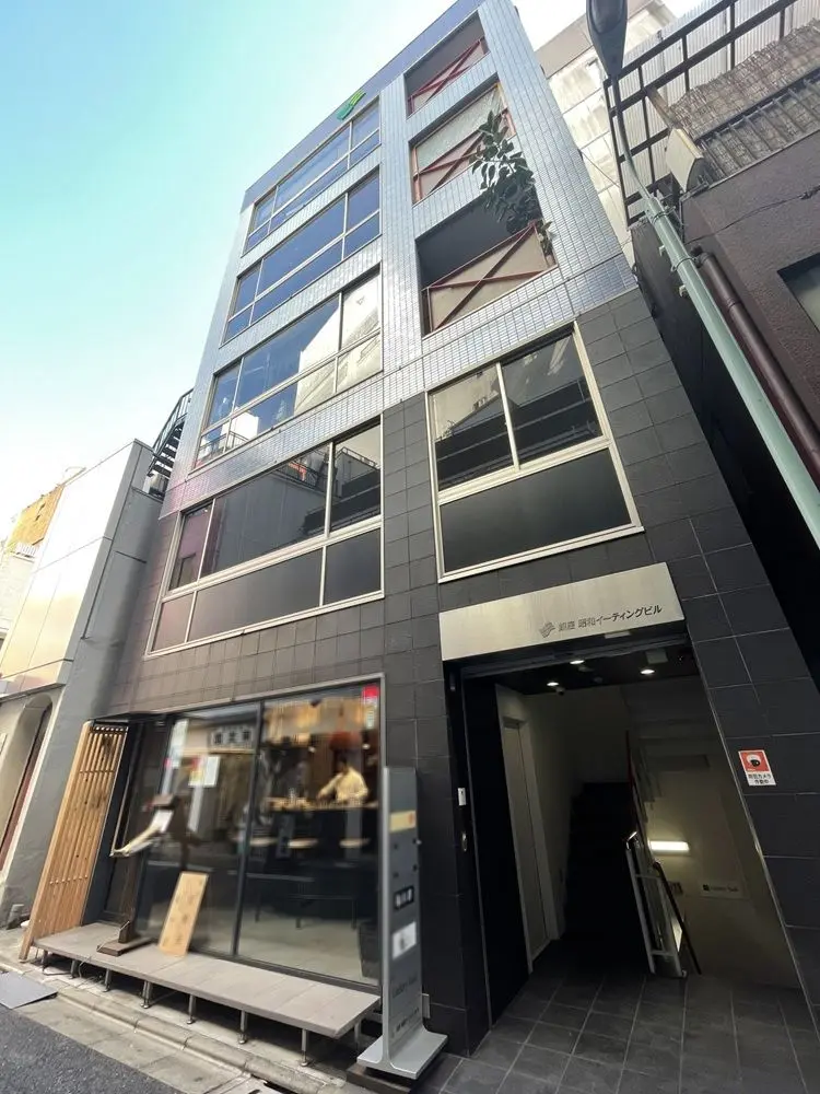 銀座の居抜き店舗の外観