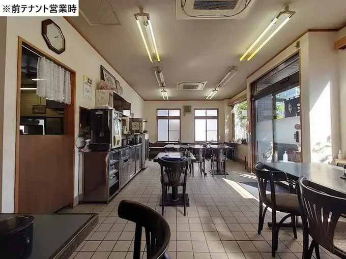 うどん・そばの居抜き物件の内装