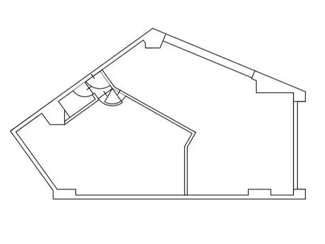 新中野の居抜き店舗の平面図