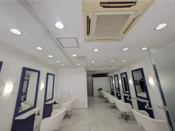 美容室・理容室の居抜き物件の内装