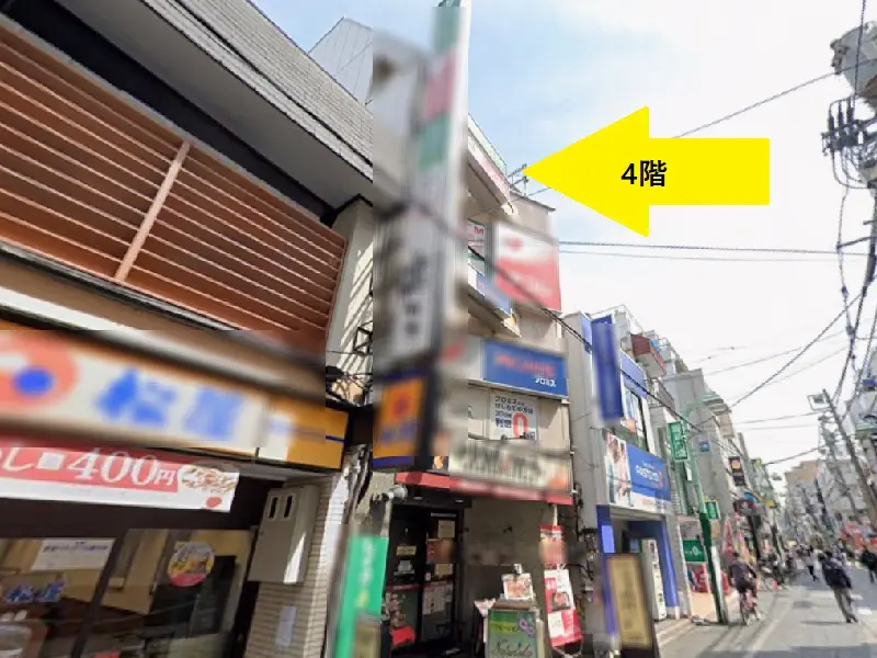 貸店舗(スケルトン)の外観