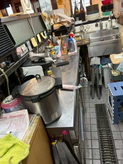 西葛西の居抜き店舗の厨房