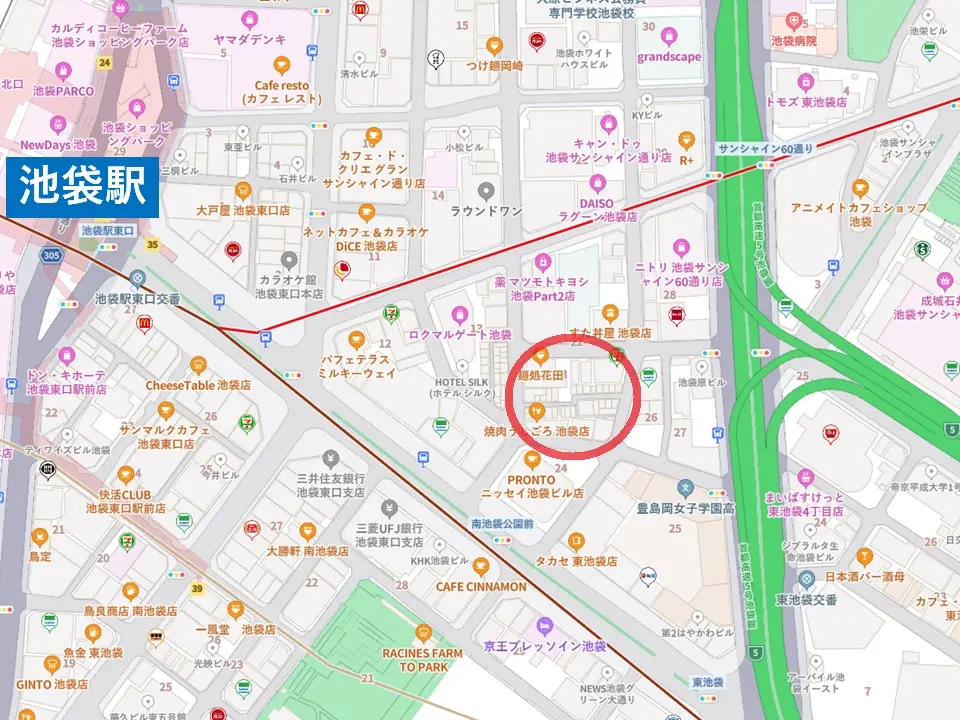 BAR・ショットバーの居抜き物件の地図