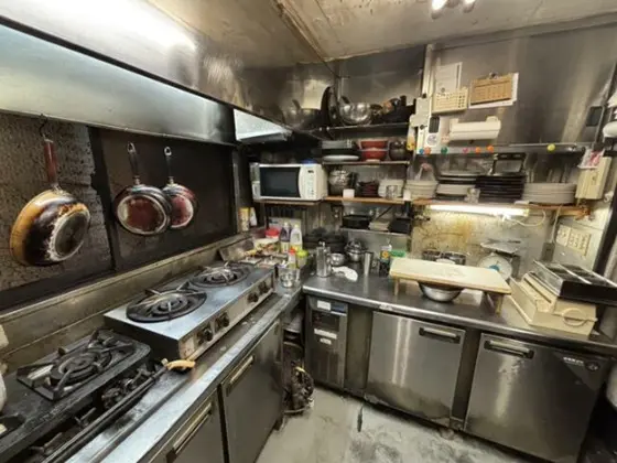 野方の居抜き店舗の厨房