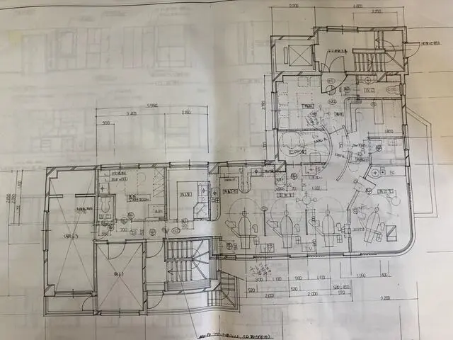 芦花公園の居抜き店舗の平面図