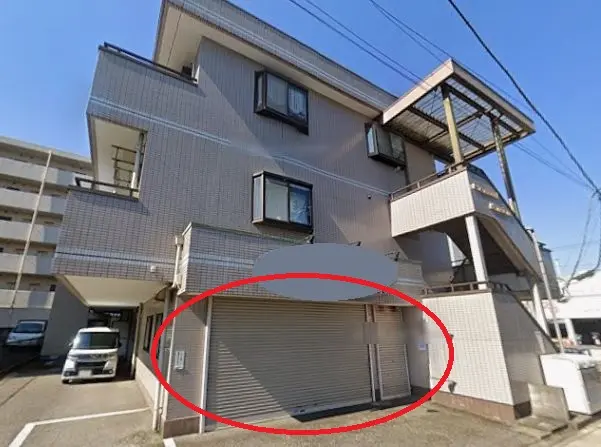 東大宮のスケルトン店舗物件の外観