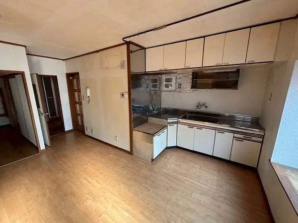 ラーメンの居抜き物件の内装