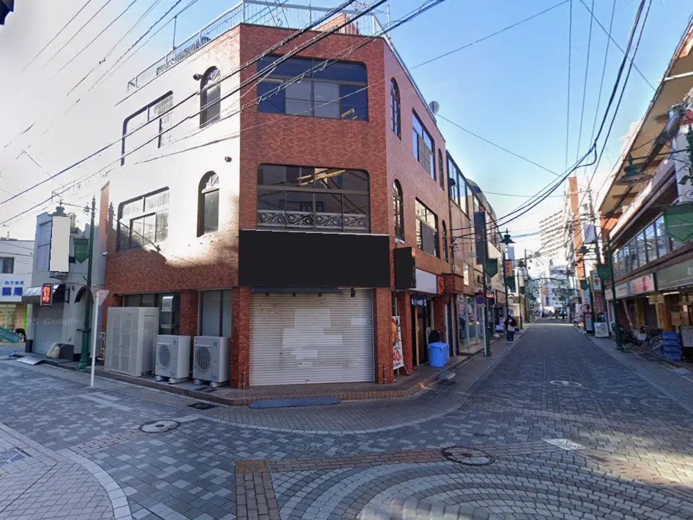 定食屋の居抜き物件の外観