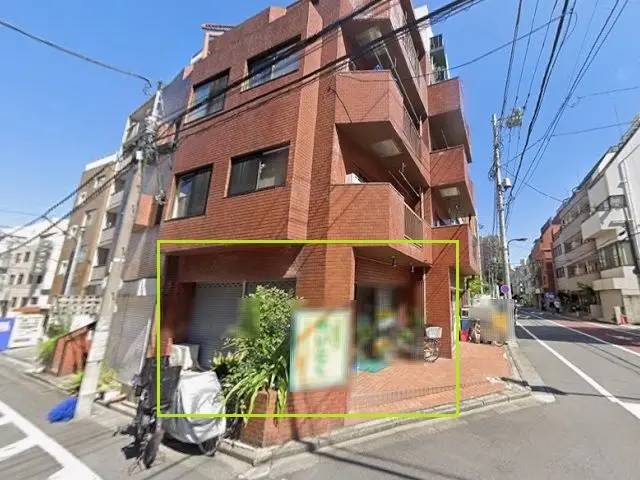 駒込の事務所仕様物件の外観