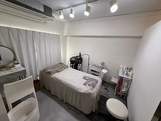 エステの居抜き物件の内装