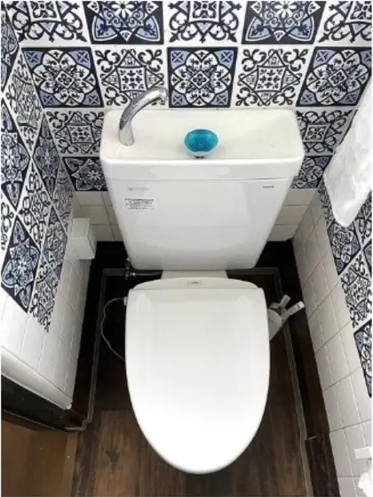 谷塚の事務所仕様物件のトイレ