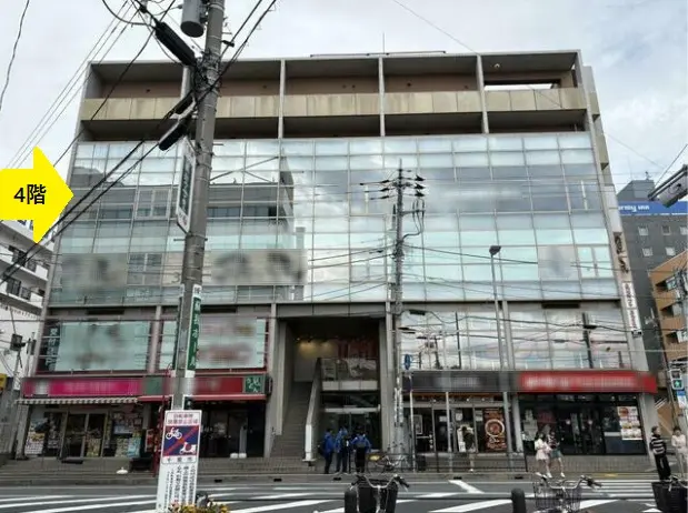 貸店舗(スケルトン)の外観