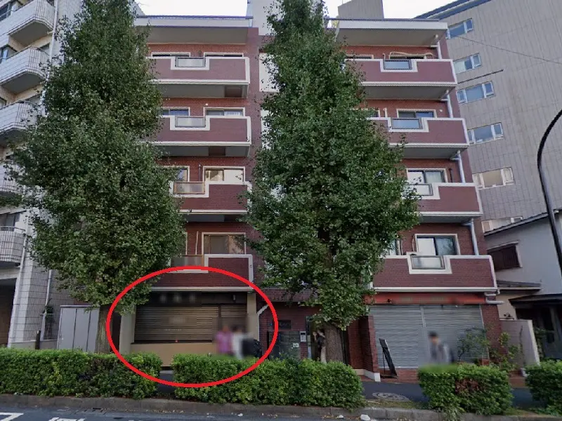 貸店舗(事務所仕様)の外観