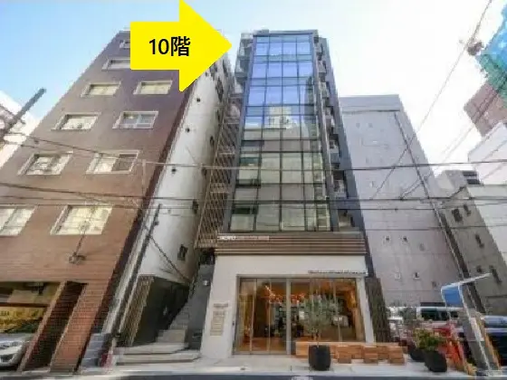 虎ノ門ヒルズの事務所仕様物件の外観