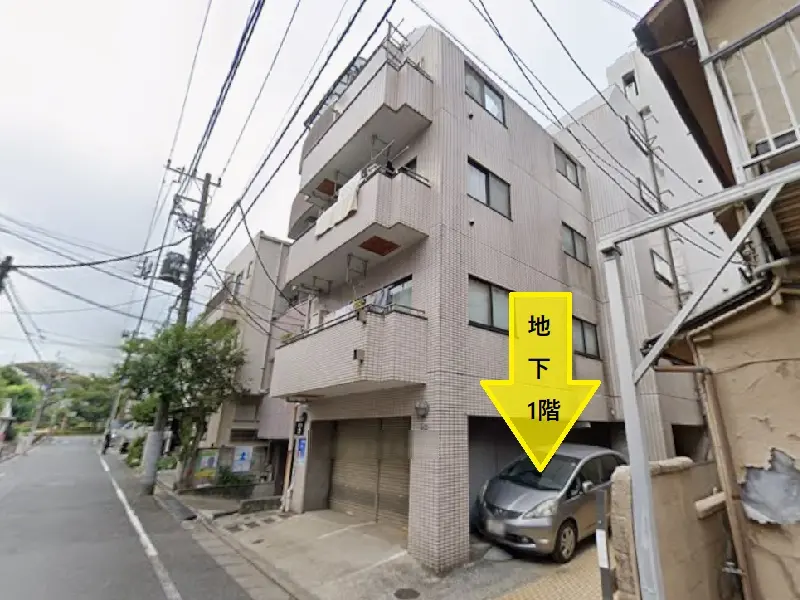 大森のスケルトン物件の外観