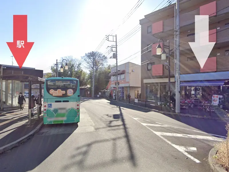 武蔵野台のスケルトン店舗物件の外観