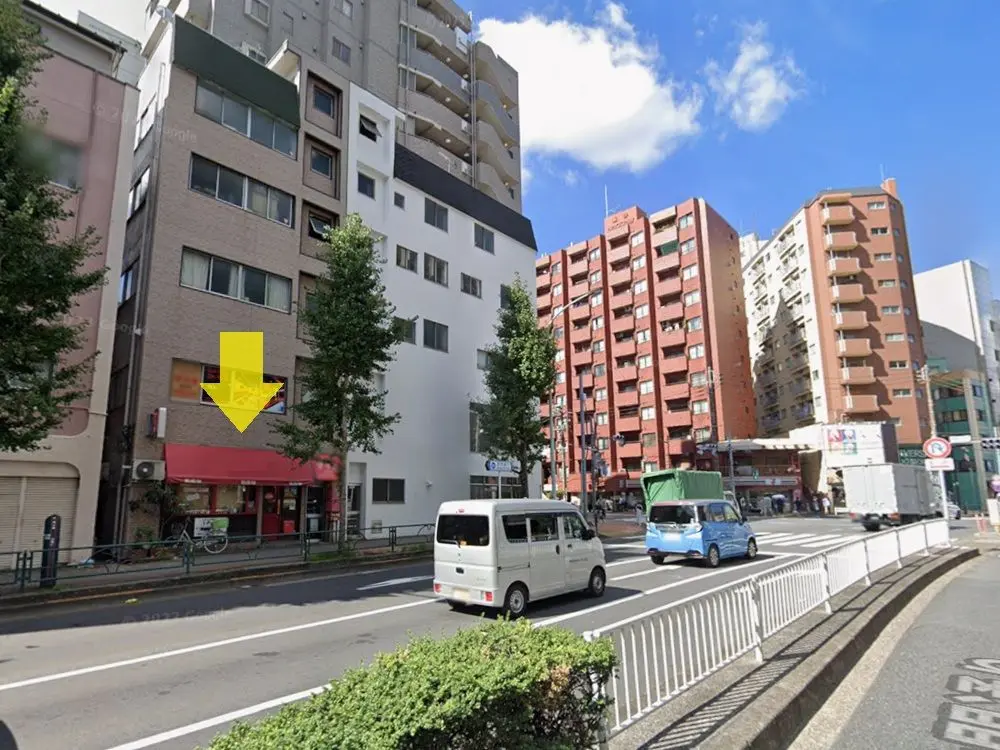 鶯谷の居抜き店舗の外観