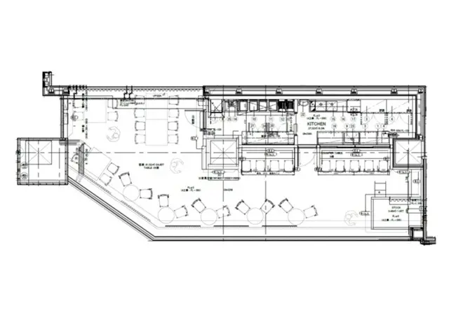 羽沢横浜国大の居抜き店舗の平面図