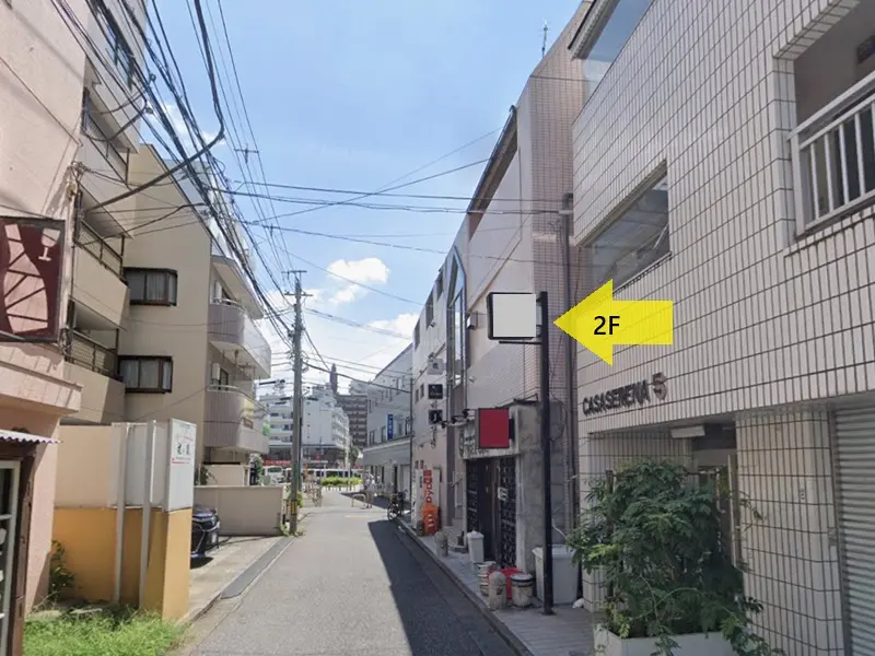 国分寺のスケルトン店舗物件の外観