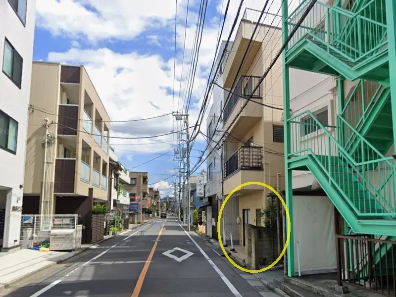 西新井のスケルトン店舗物件の外観