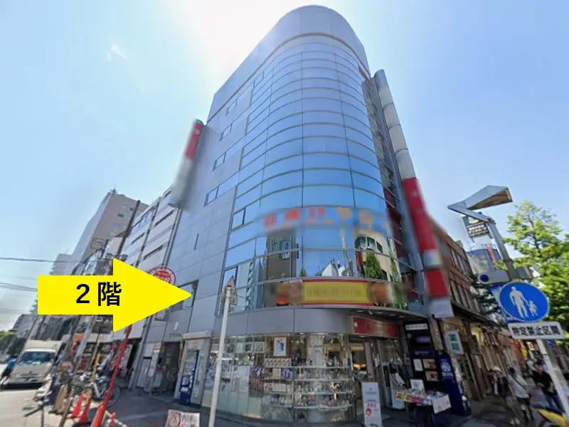 貸店舗(スケルトン)の外観