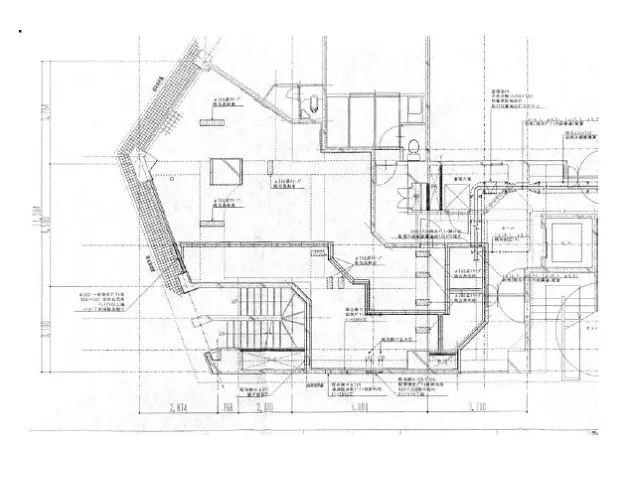貸店舗(スケルトン)の平面図