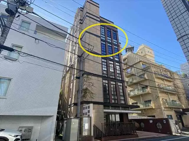 エステの居抜き物件の外観