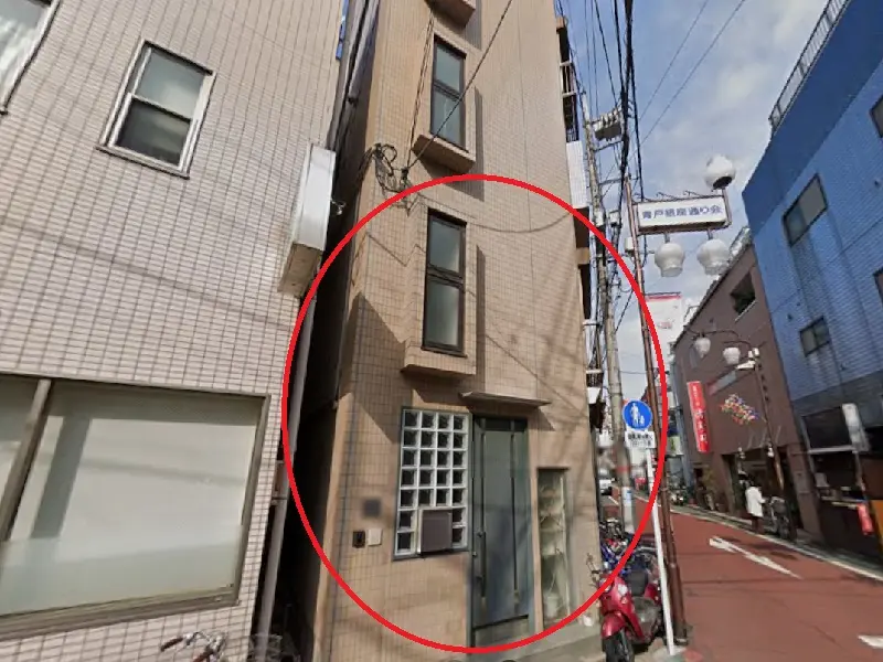 青砥のスケルトン店舗物件の外観