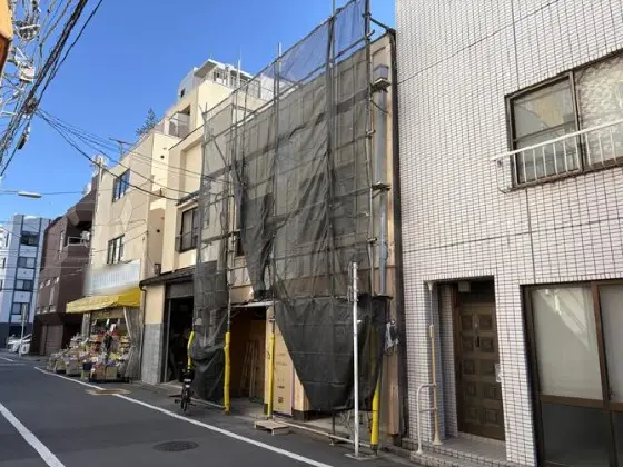 入谷のスケルトン物件の外観