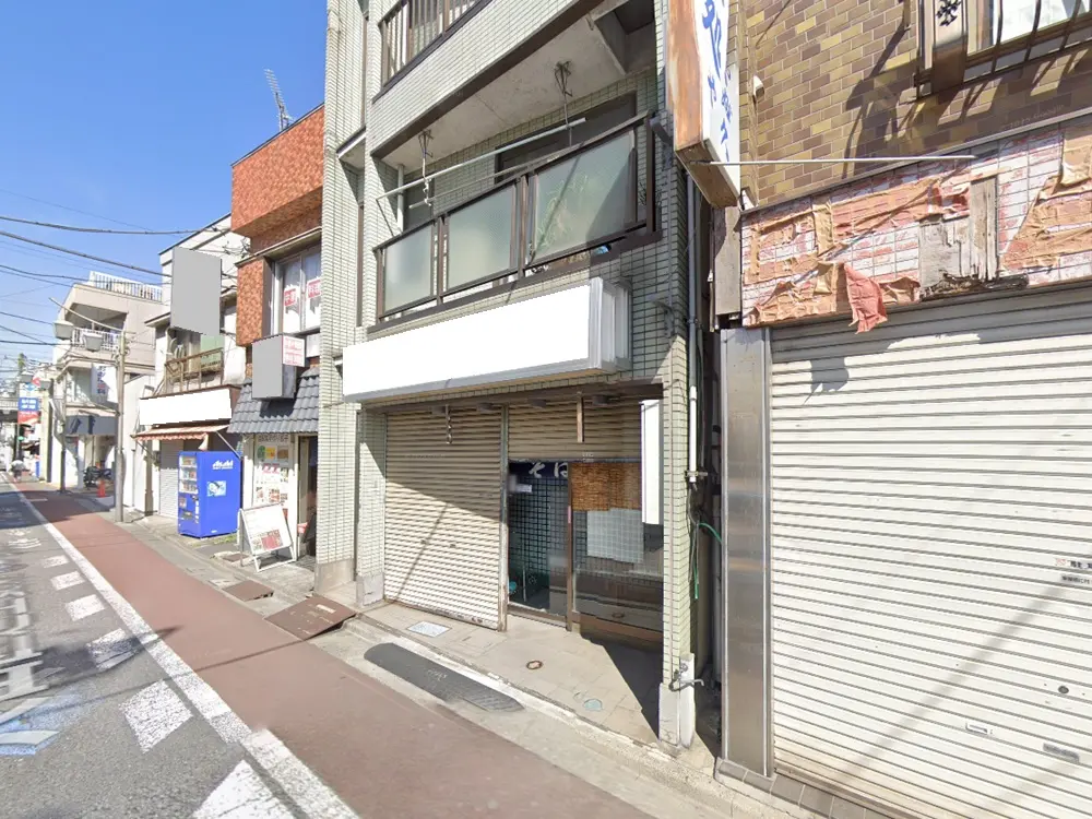 うどん・そばの居抜き物件の外観