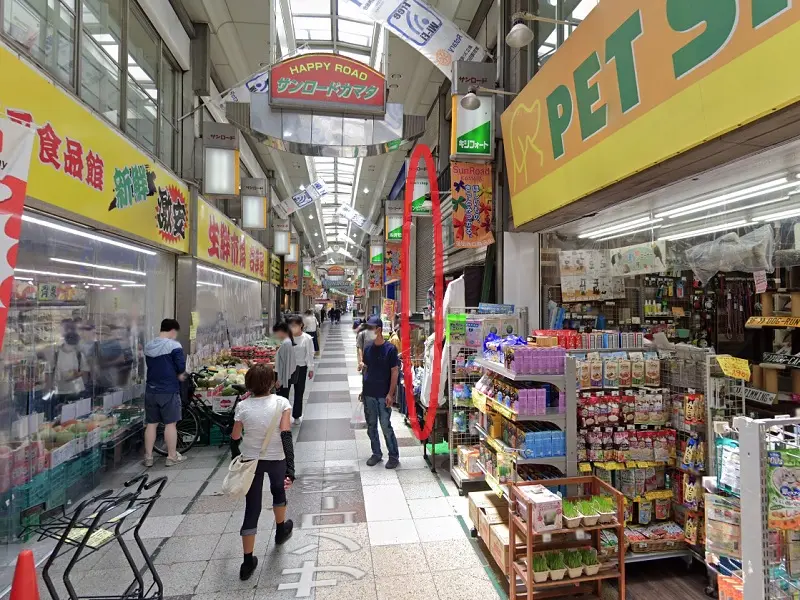 蒲田の物販居抜きの周辺