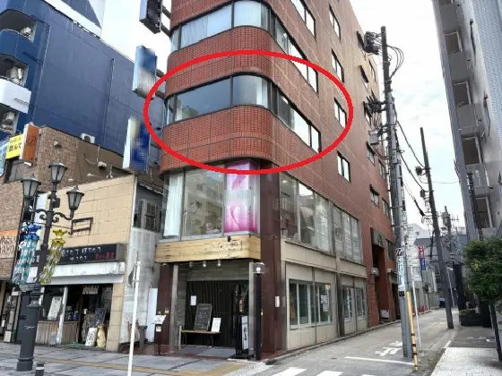 八王子の事務所仕様物件の外観