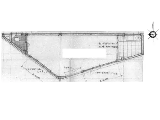 国分寺のスケルトン物件の平面図