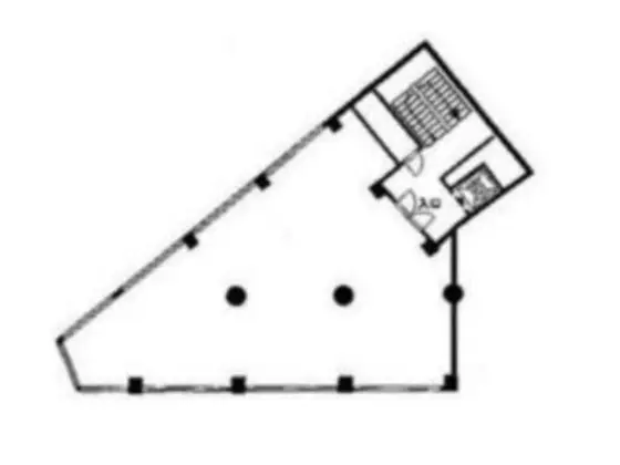 大井町の整体・マッサージ居抜きの平面図