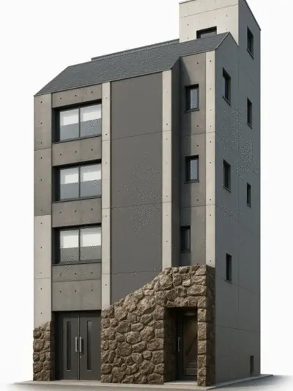 貸店舗(スケルトン)の外観