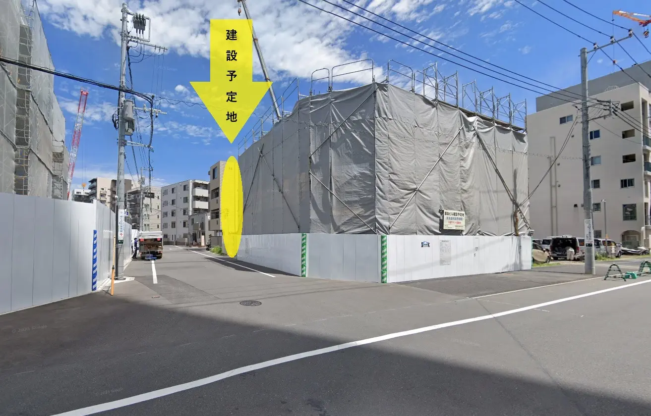 貸店舗(スケルトン)の外観