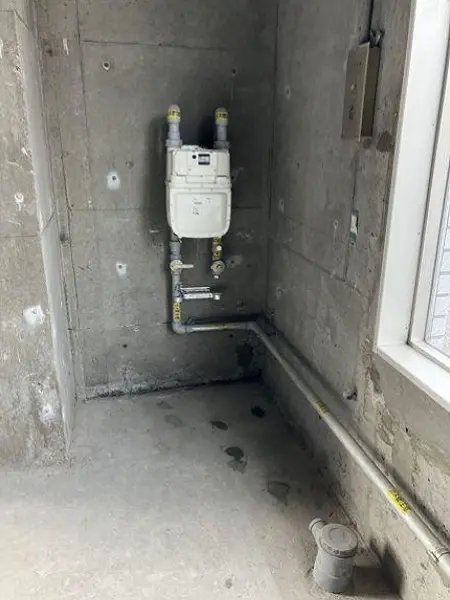 五反野のスケルトン物件の内装