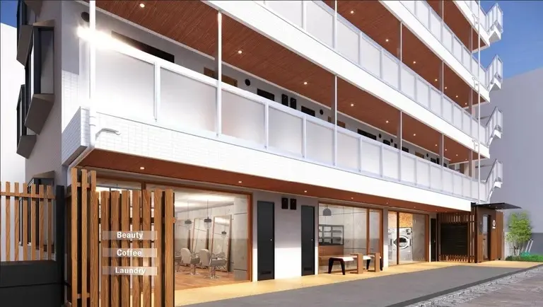 貸店舗(スケルトン)の外観