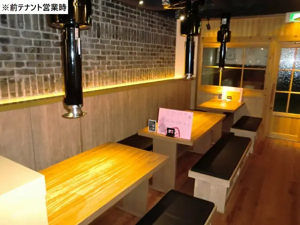 焼肉屋の居抜き物件の内装