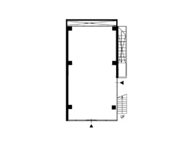 高円寺のスケルトン物件の平面図