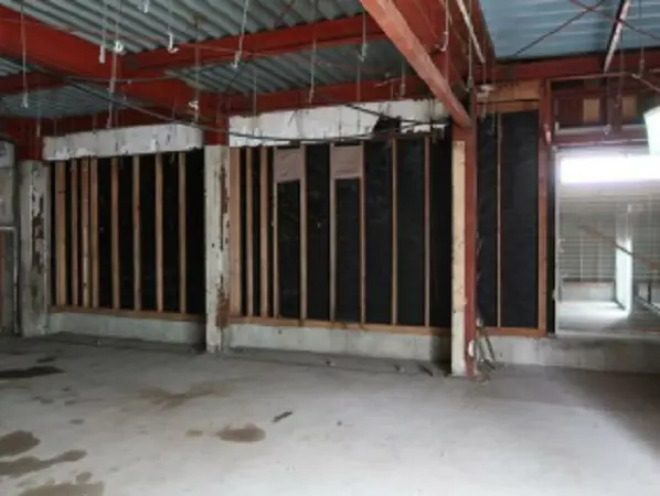 矢部のスケルトン物件の内装