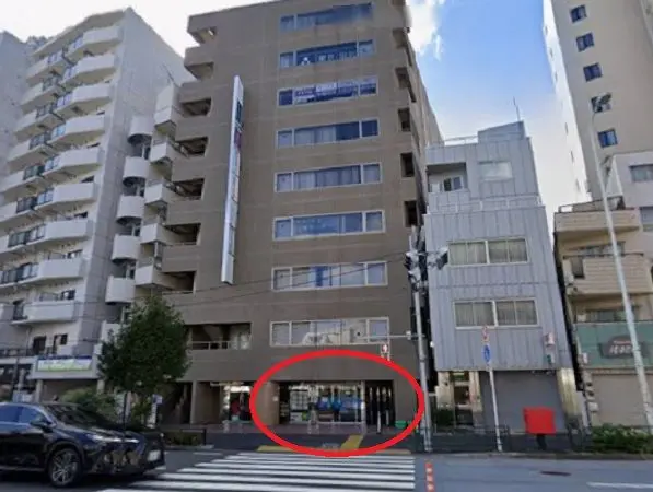 貸店舗(事務所仕様)の外観