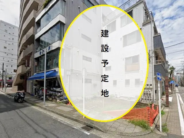 桜木町のスケルトン店舗物件の外観