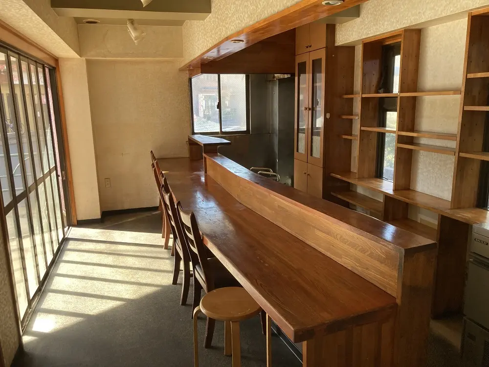 下井草の居抜き店舗の内装