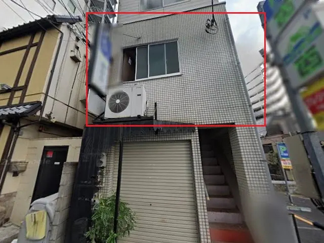 神泉のスケルトン店舗物件の外観