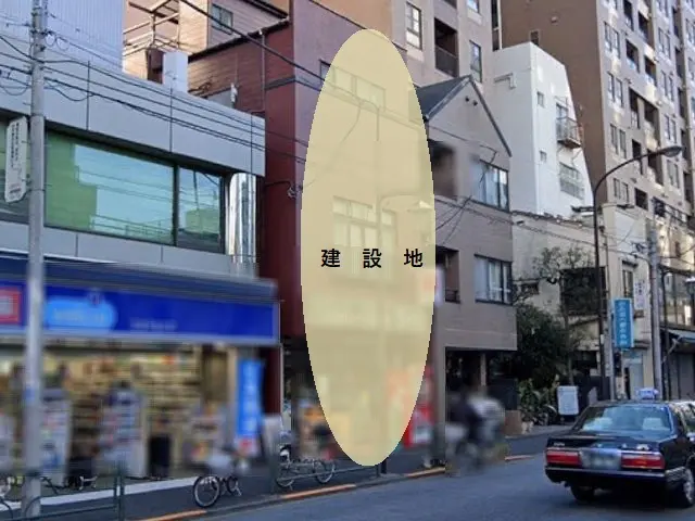 西日暮里のスケルトン物件の外観