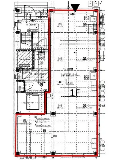 石神井公園のスケルトン物件の平面図