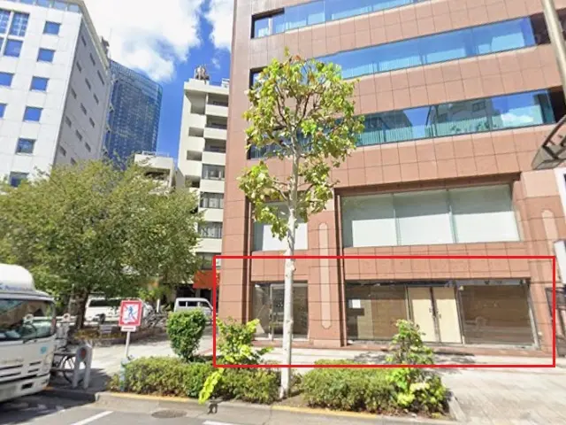 貸店舗(スケルトン)の外観