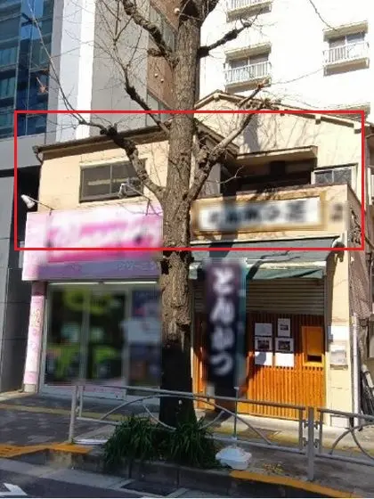 田町の事務所仕様物件の外観