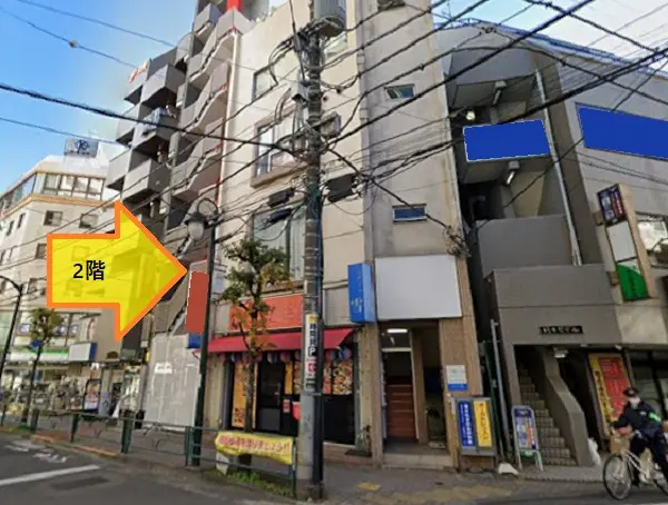 国分寺の事務所仕様店舗物件の外観